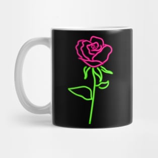 Neon Rose Mug